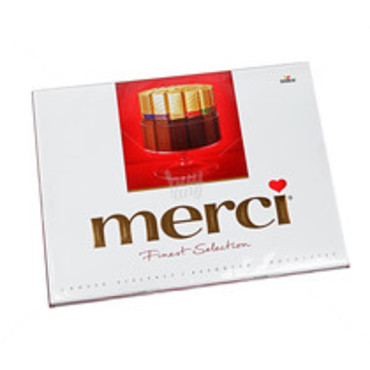 Շոկոլադե կոնֆետների հավաքածու «Merci» 675գ